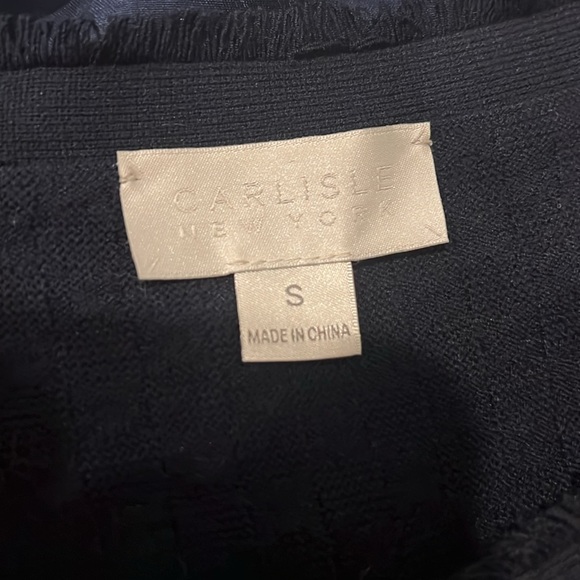 Nwt carlisle New York button front knit sweater size small - Picture 3 of 6